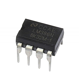 LM386N Audio Amplifier IC – 0.5W Mini Sound Amplifier